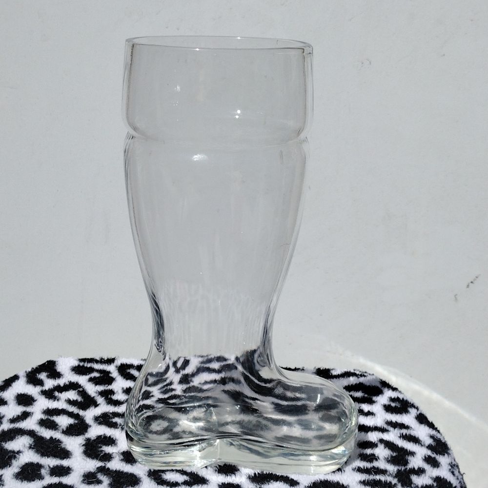 Vintage 🌟 4 For $15Glass Boot, Santa's Boot Candy Dish Holiday Decor, Beer Boot